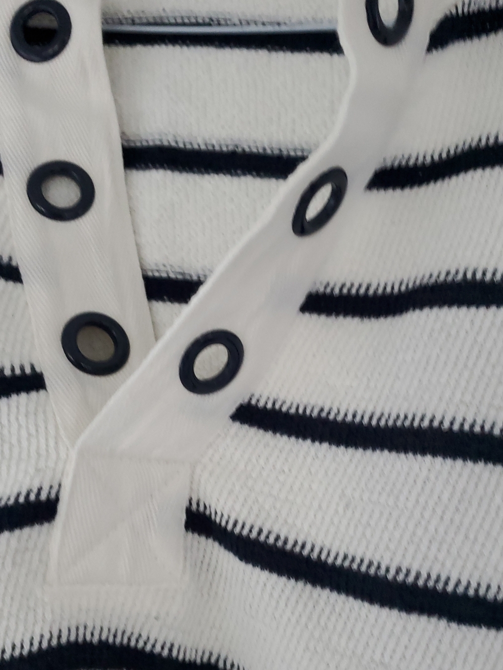 Blu pepper Striped Sweater in White & Blue - Picture 4 of 6